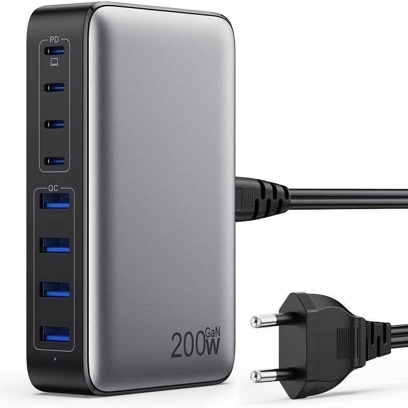 Încărcător Rapid USB-C 200W cu Tehnologie GaN III - Venduqo