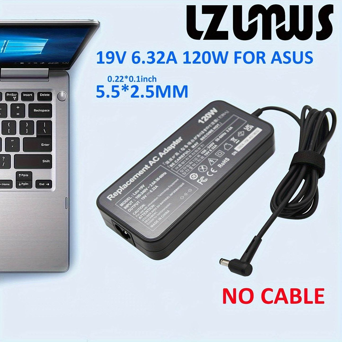 Adaptor Laptop 120W 19V 6.32A pentru Toshiba si Asus - Venduqo