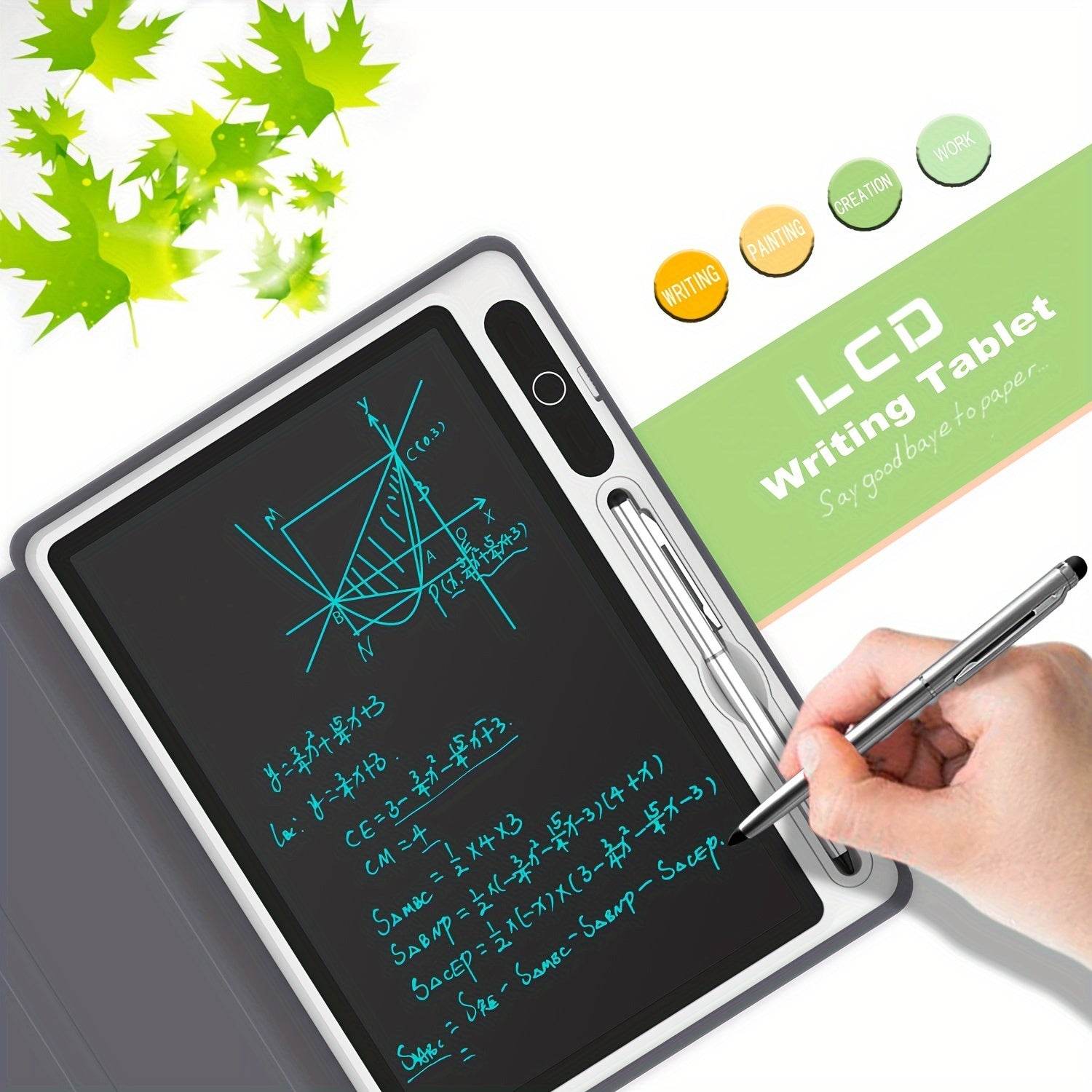 Tablet LCD 23.62cm cu Husa Protectoare din Piele - Venduqo