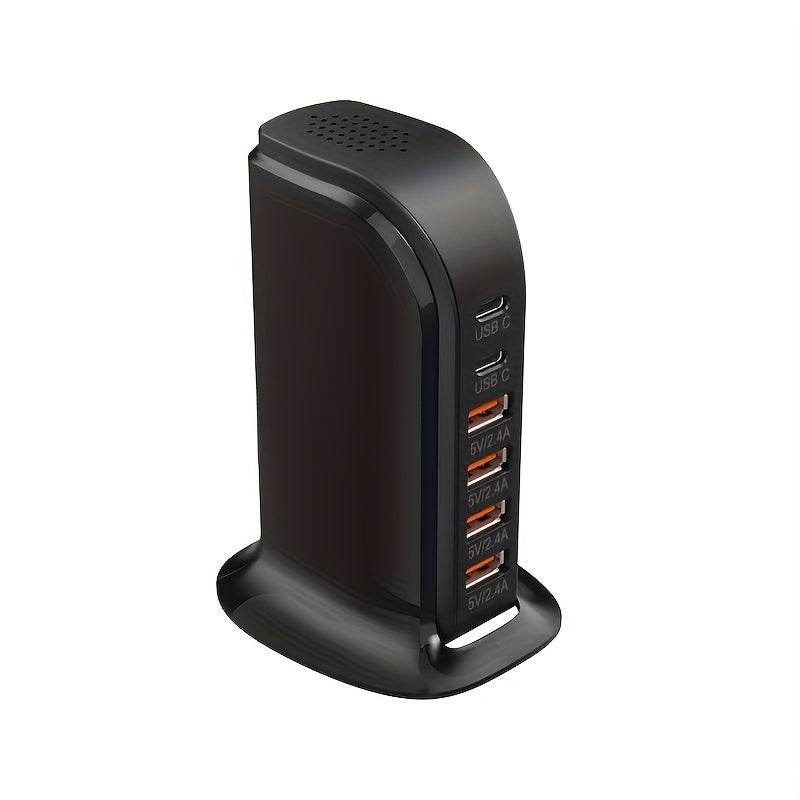 Statie de incarcare 40W cu montare pe perete si 6 porturi USB - Venduqo