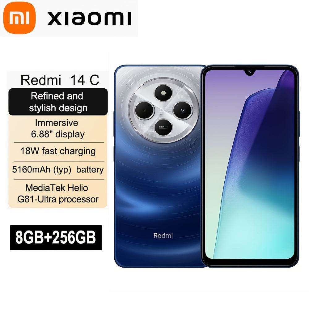 Xiaomi Redmi 14C - 8GB RAM, 256GB Storage, 4G LTE Unlocked