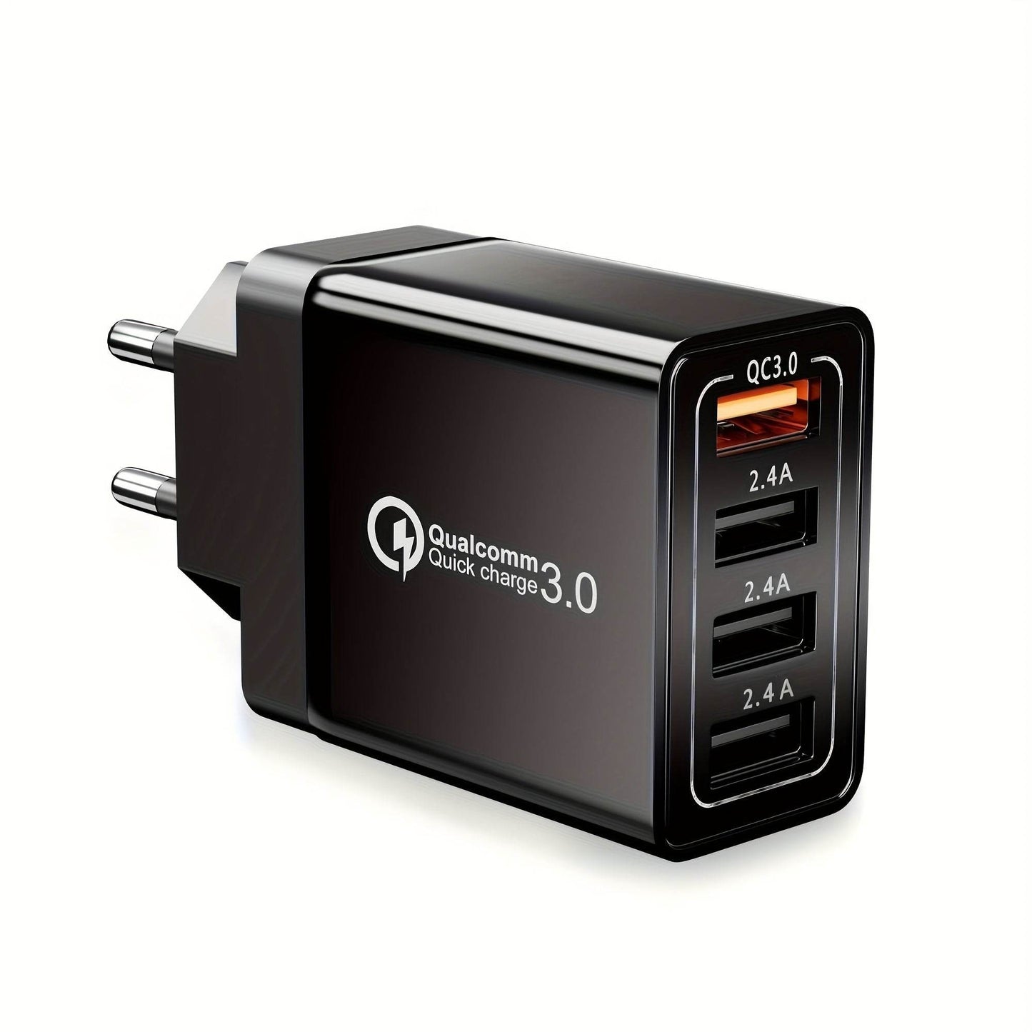 Încărcător Rapid 4USB A cu 4 Porturi QC 3.0 EU pentru Tablete și Laptopuri - Venduqo