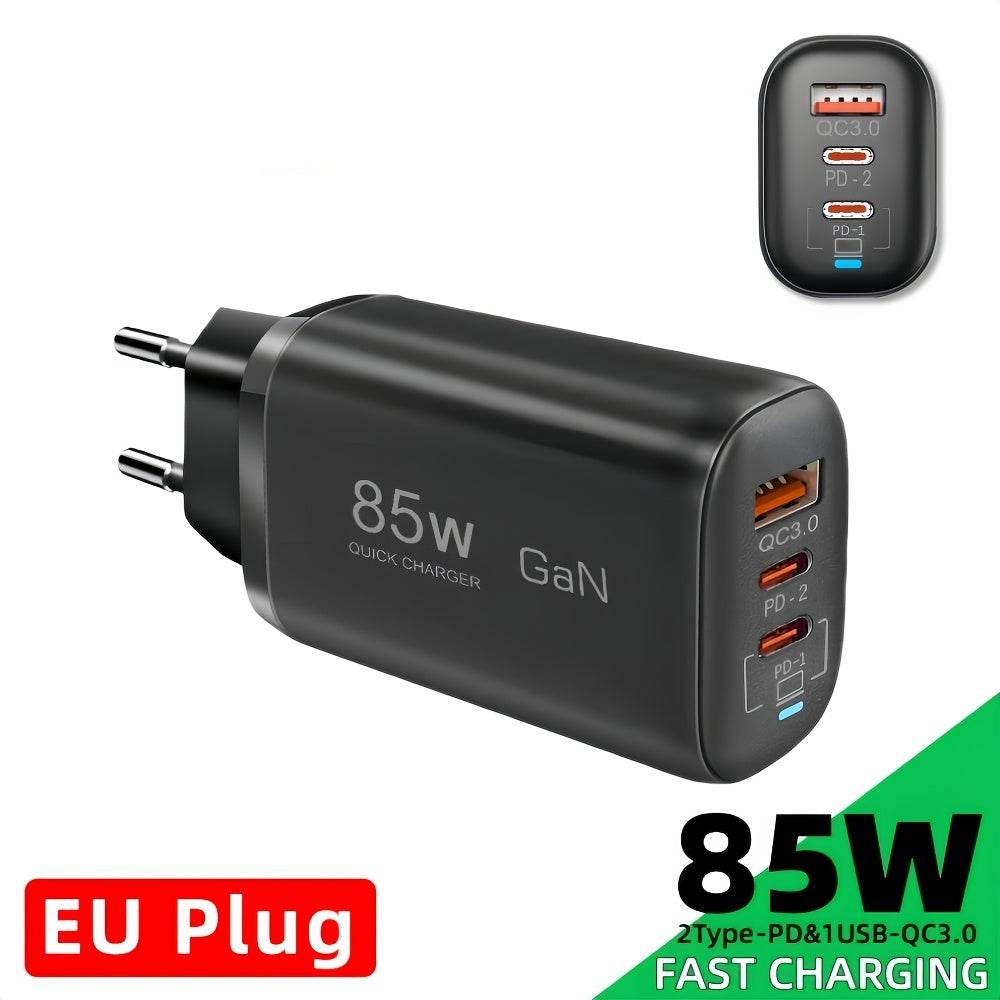 Încărcător Rapid GaN 85W USB Type-C pentru iPhone, Samsung, MacBook - Venduqo