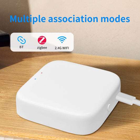 Smart Multi-Mode Gateway: Wi-Fi, Zigbee, Bluetooth Connectivity