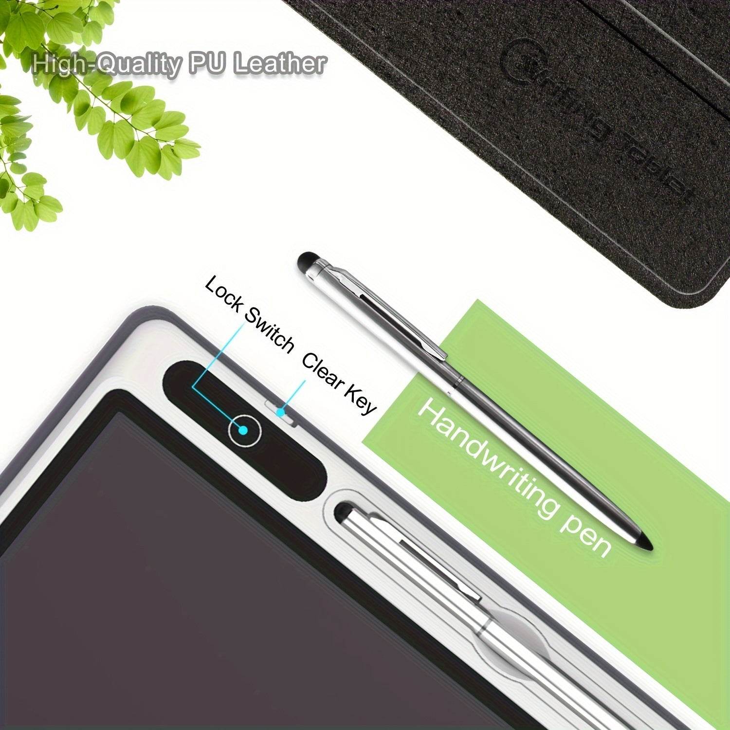 Tablet LCD 23.62cm cu Husa Protectoare din Piele - Venduqo