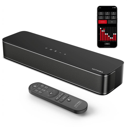 ULTIMEA Mini Sound Bar 2.1ch cu Control APP și Subwoofer Integrat - Venduqo