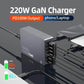 220W 6-in-1 USB C GaN Fast Charger