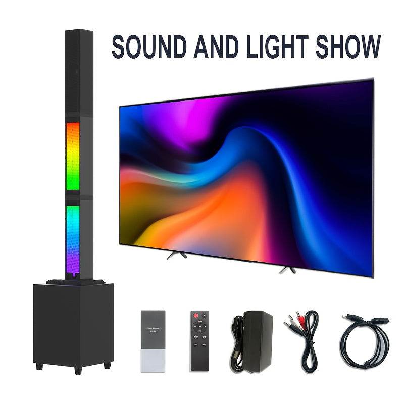 Boxă TV Home cu Iluminare RGB și Sunet Surround - Venduqo