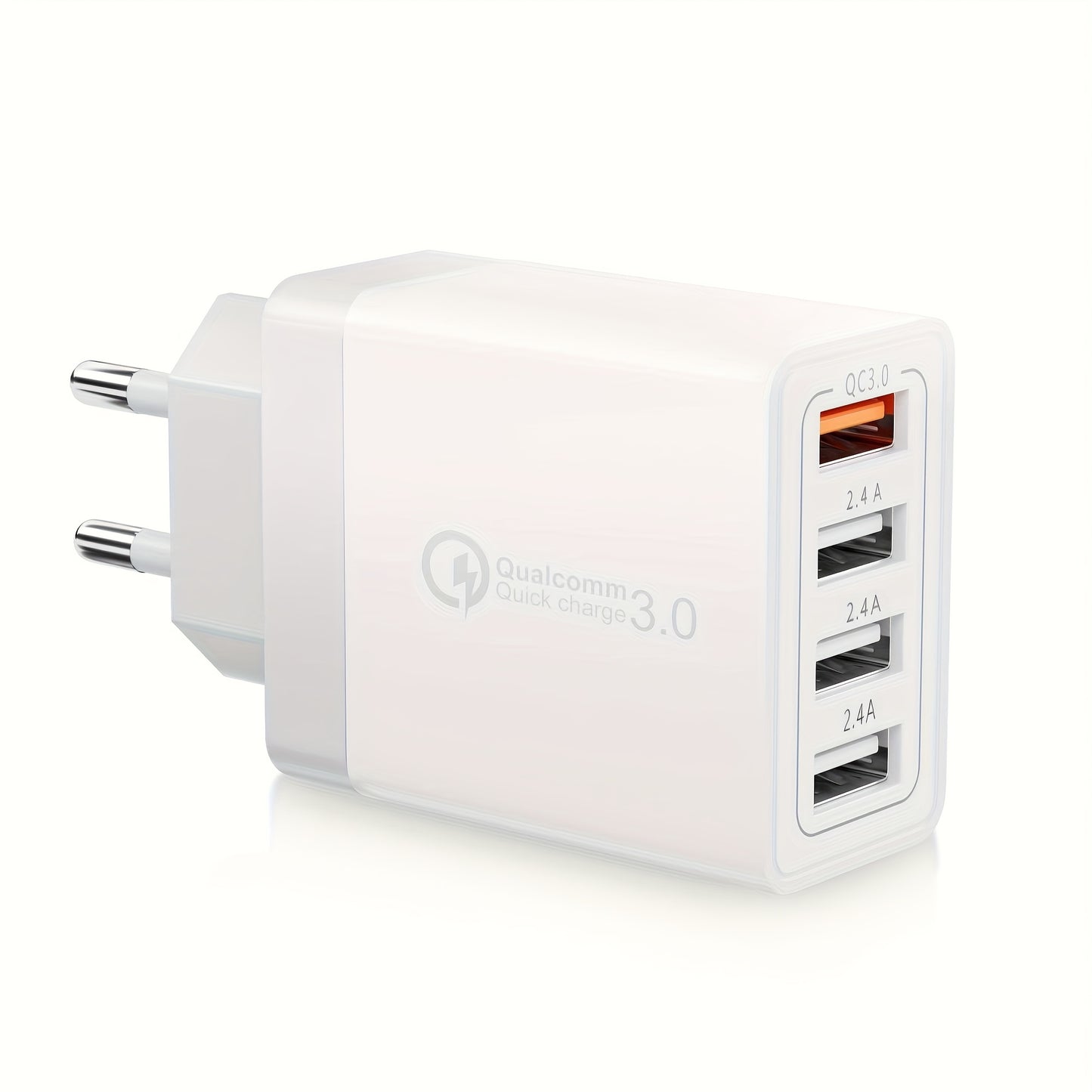 Încărcător Rapid 4USB A cu 4 Porturi QC 3.0 EU pentru Tablete și Laptopuri