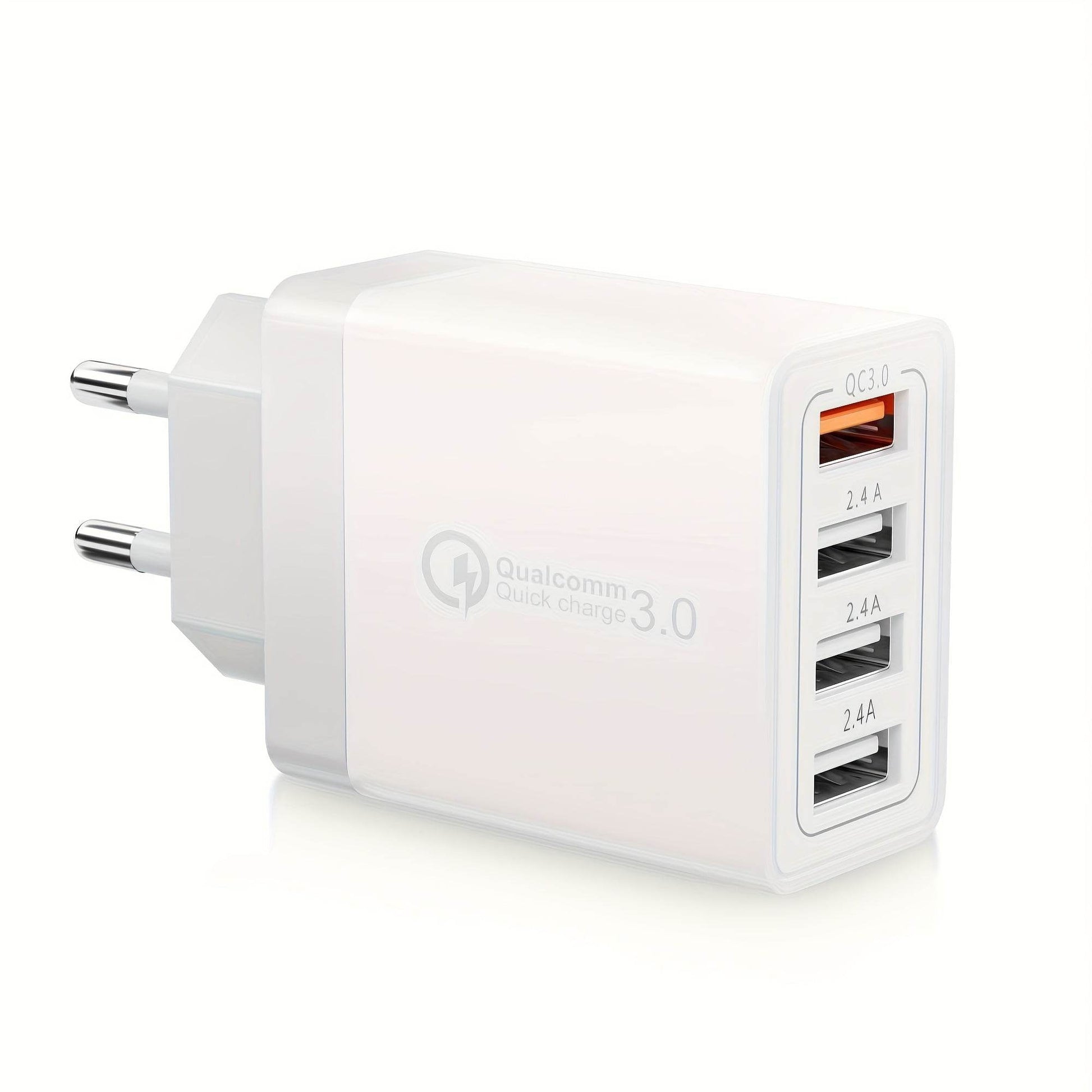 Încărcător Rapid 4USB A cu 4 Porturi QC 3.0 EU pentru Tablete și Laptopuri - Venduqo