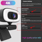 Webcam 4K Ultra HD cu Autofocus și Microfon Integrat - Venduqo