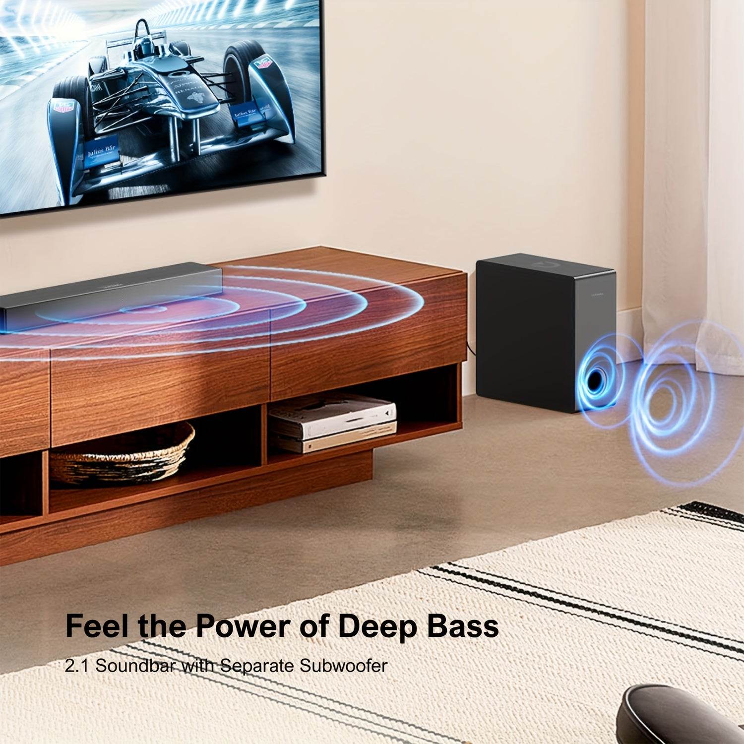 ULTIMEA Nova S40 Sound Bar Ultra-Slim cu Subwoofer Wireless - Venduqo