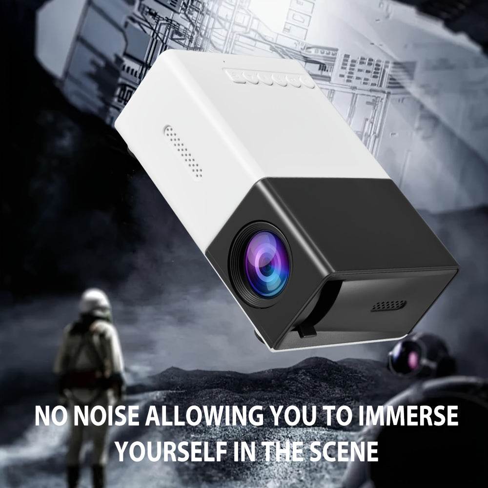 Proiector Mini YLEEGS 800+ Lumeni, Compact, 3D, USB - Venduqo