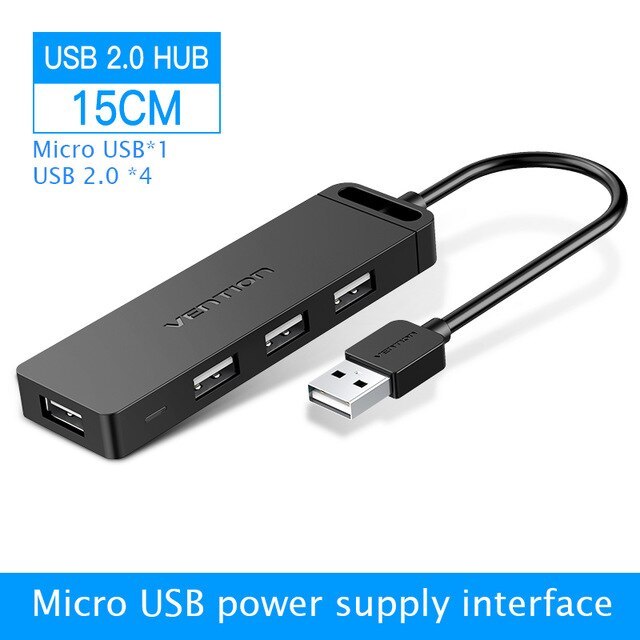 USB Extender 3.0 Splitter cu 4 Hub-uri