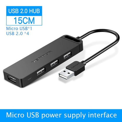 USB Extender 3.0 Splitter cu 4 Hub-uri