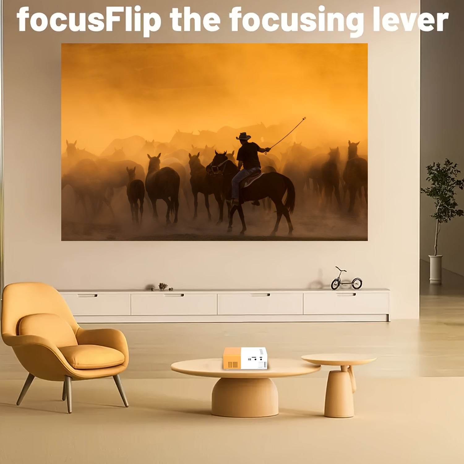 Proiector ZRZTM 4K UHD LED cu Difuzor Integrat - Venduqo