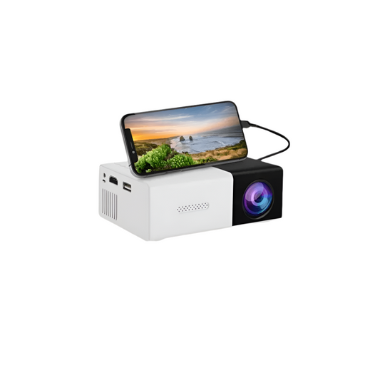 Mini proiector LED portabil YG300 cu HDMI, USB și TF