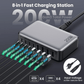 Încărcător Rapid 200W cu Hub USB-C și 8 Porturi - Venduqo