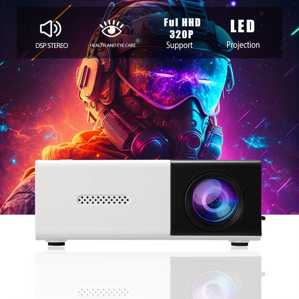 Proiector Mini YLEEGS 800+ Lumeni, Compact, 3D, USB - Venduqo