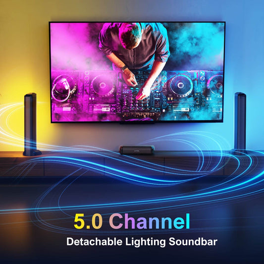 Soundbar ULTIMEA 5.0ch cu RGB – Control prin Aplicație - Venduqo