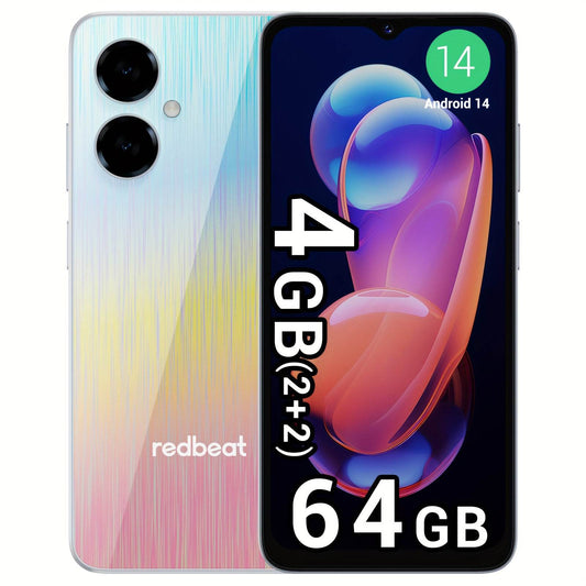 Smartphone redbeat D5 Blue, 4GB RAM, 64GB ROM, Android 14 - Venduqo