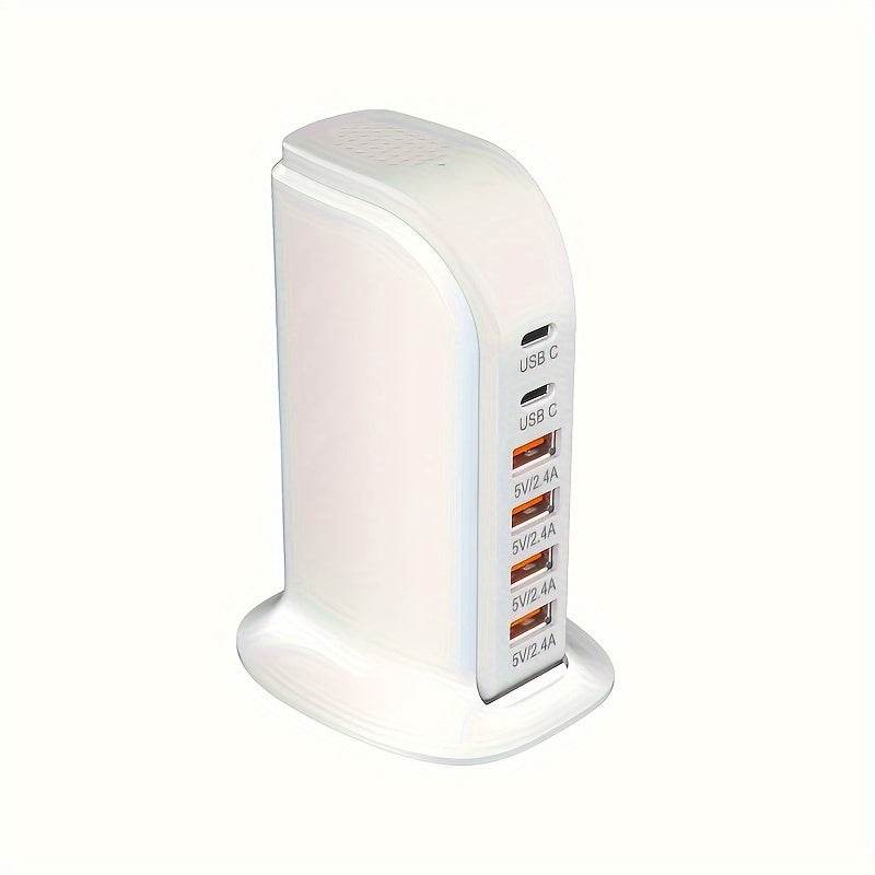 Statie de incarcare 40W cu montare pe perete si 6 porturi USB - Venduqo