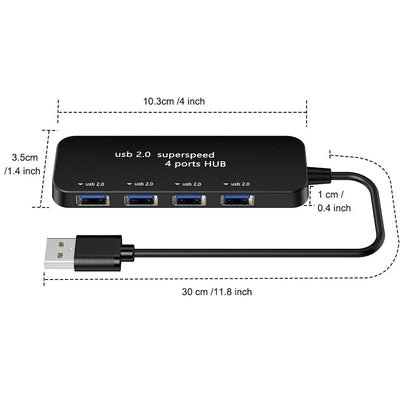 Dock de Expansiune Rapidă cu 4 Porturi USB