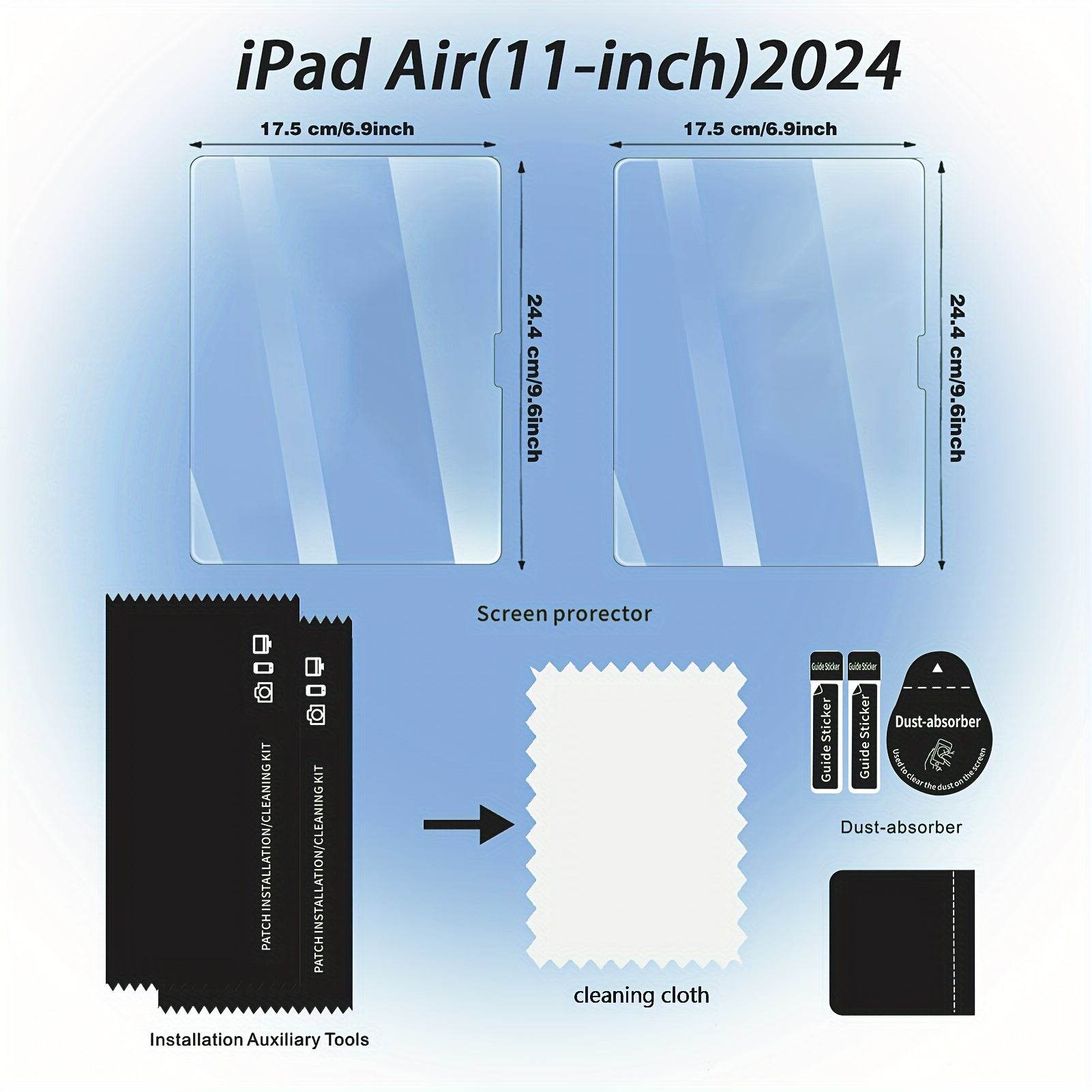 Protecție Ecran din Sticlă Temperată 2pcs pentru iPad Air & Mini - Venduqo