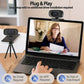 Webcam EXHQDR 4K cu Acoperire de Intimitate & Autofocus - Venduqo