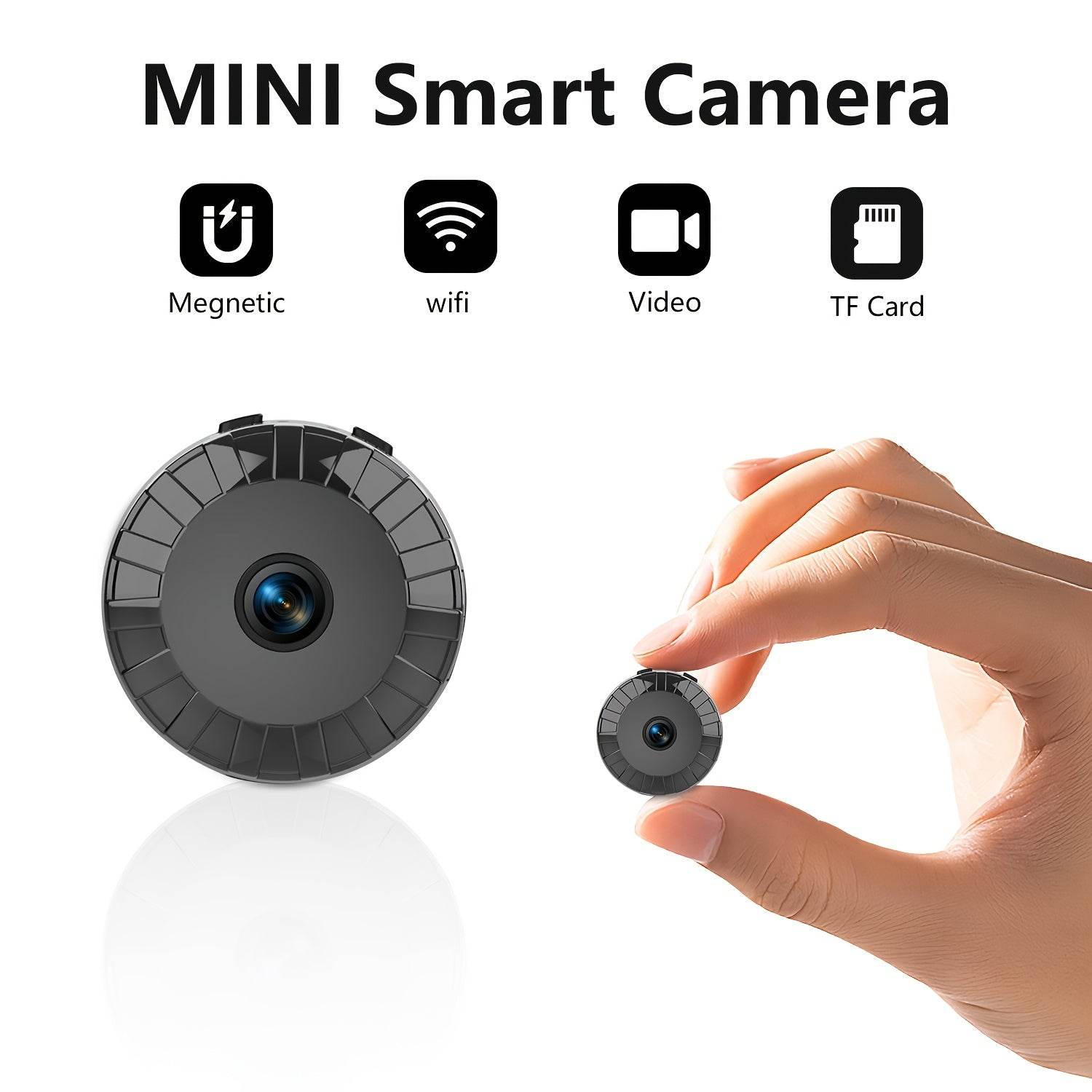 Cameră de Supraveghere Inteligentă Wi-Fi Mini 480P - Venduqo