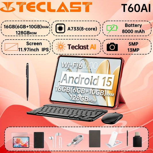 Teclast T60 AI Tablet 30.4cm 1200x2000 IPS LCD - Venduqo