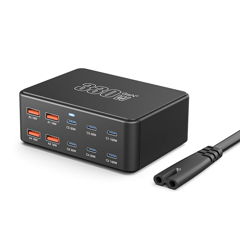 Încărcător Hub USB C 330W GaN III, 10-Port