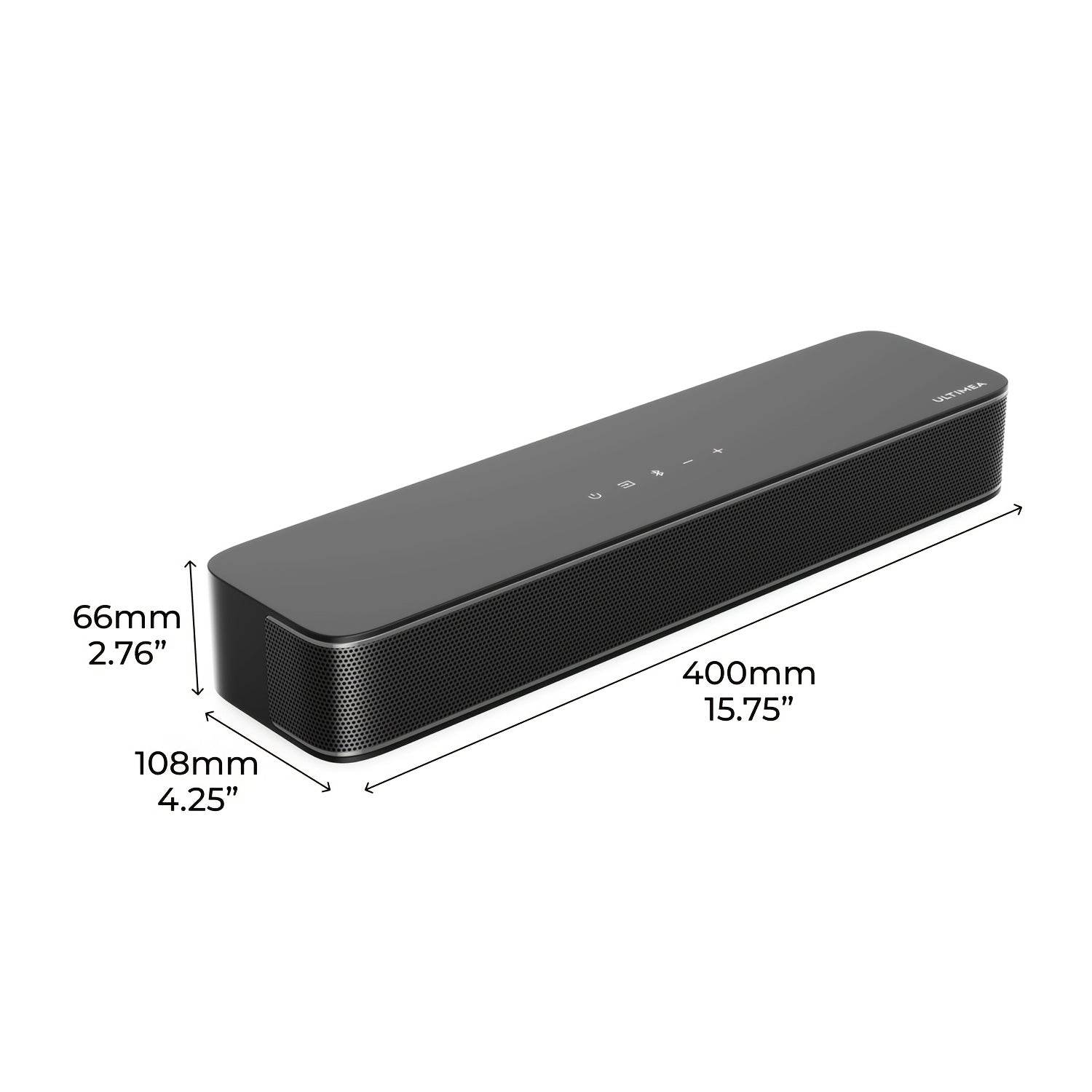 ULTIMEA Mini Sound Bar 2.1ch cu Control APP și Subwoofer Integrat - Venduqo