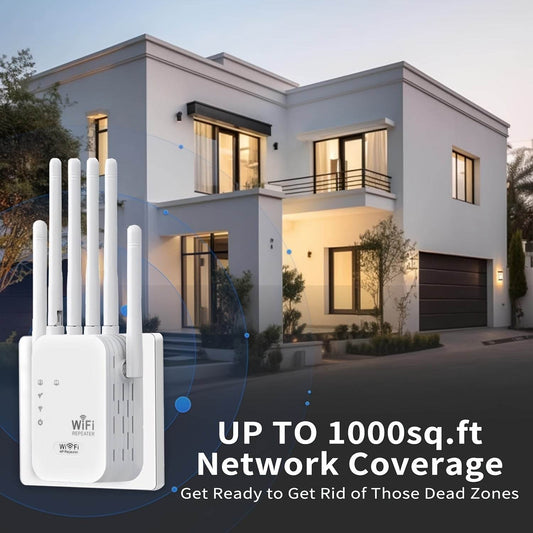 Router WiFi OEKE 1200Mbps - Viteză Înaltă, Mod 3-in-1 - Venduqo