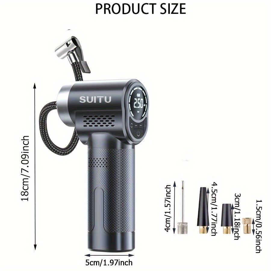 Pompă Electrică Portabilă 150PSI cu Afișaj Digital