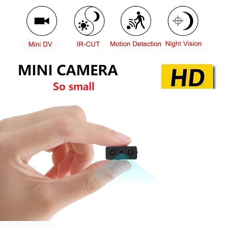 Cameră Mini HD Compactă cu Viziune Nocturnă și Activare prin Mișcare - Venduqo
