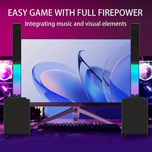 Boxă TV Home cu Iluminare RGB și Sunet Surround - Venduqo