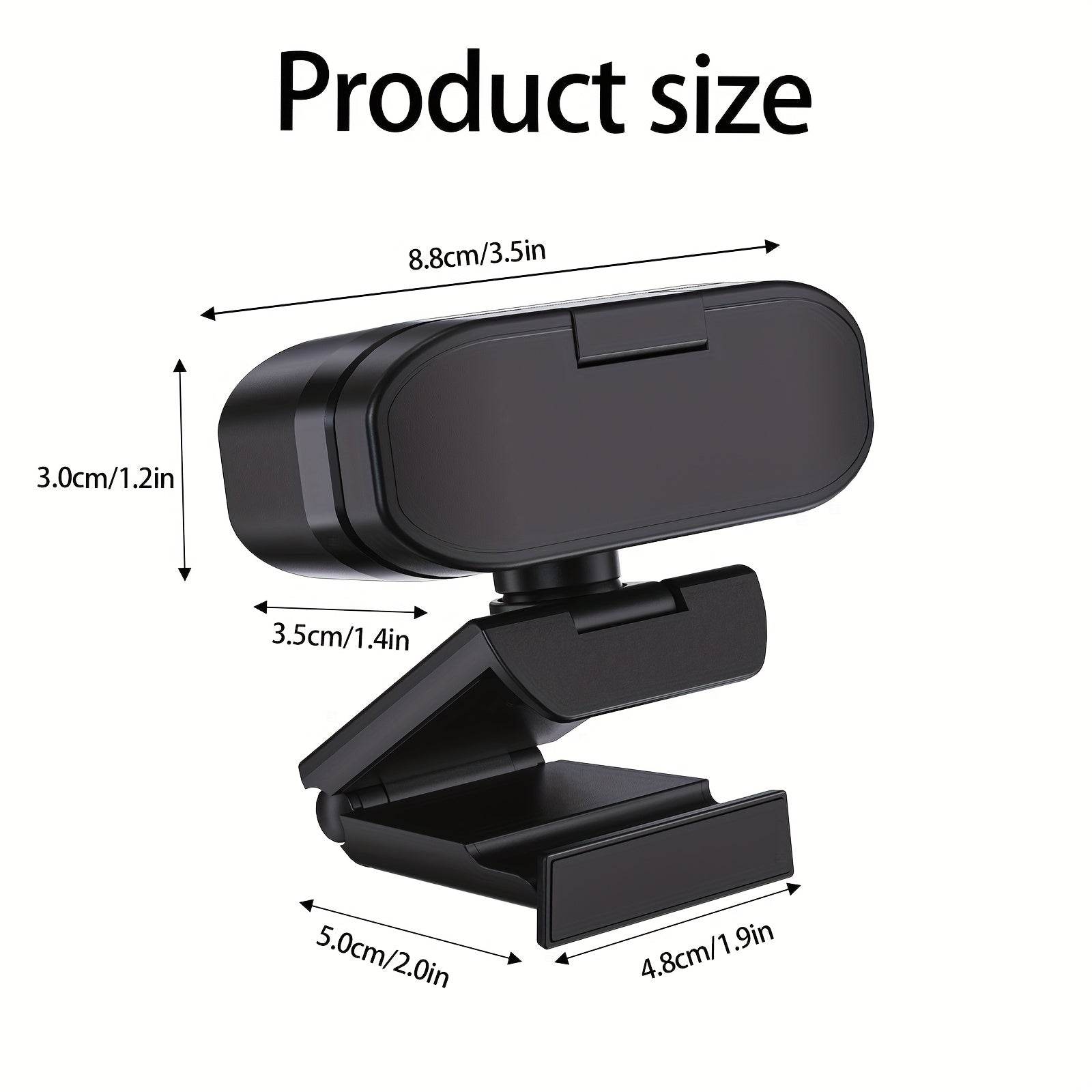 Webcam 4K Ultra HD EXHQDR cu Lumini Reglabile si Microfon - Venduqo