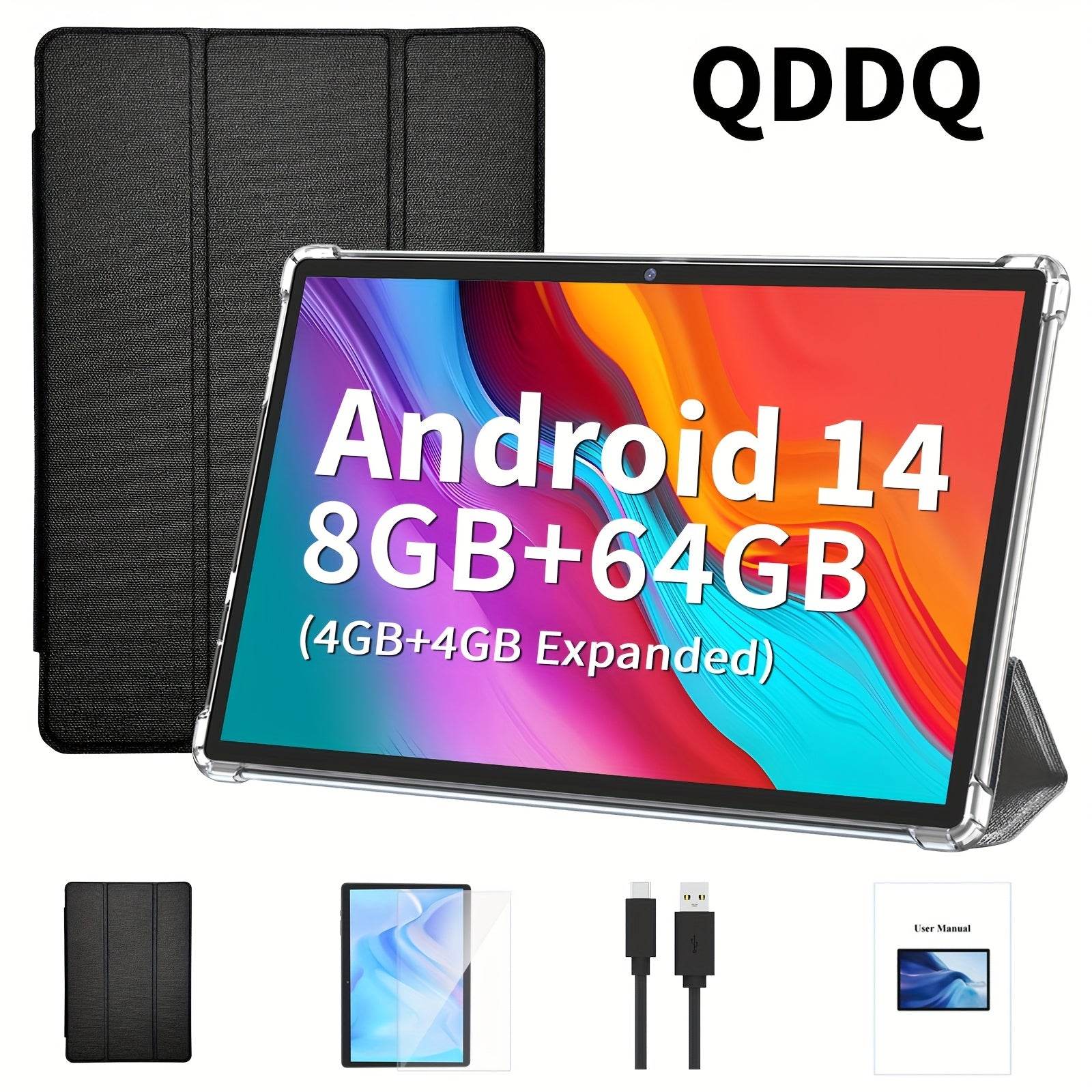 Tableta QDDQ 25.65cm cu Carcasa Protectoare, 64GB - Venduqo