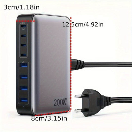 200W Fast USB-C Charger with GaN III Technology