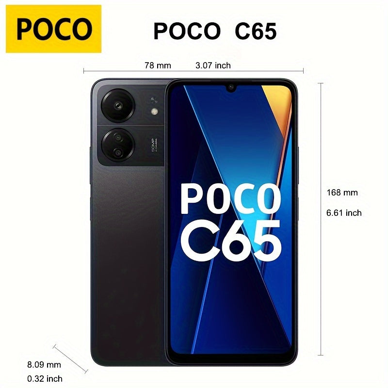 Smartphone POCO C65, 8GB RAM, 256GB Stocare, 4G NFC