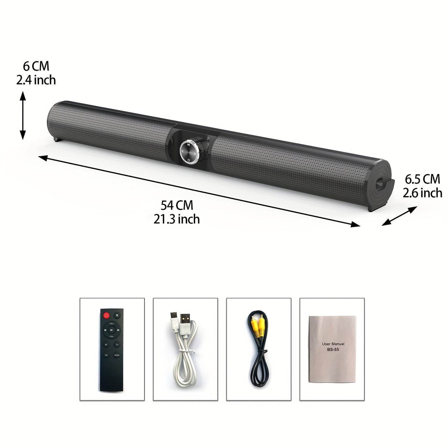 Soundbar Wireless 5.3 cu Bass Puternic și Surround 6.1 - Venduqo
