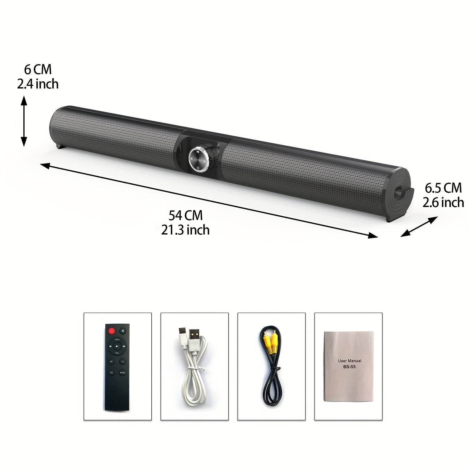 Soundbar Wireless 5.3 cu Bass Puternic și Surround 6.1 - Venduqo