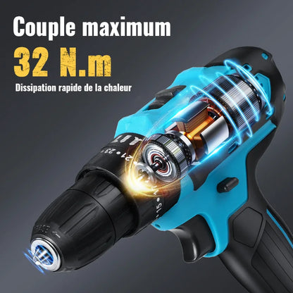 Autofiletantă cu Impact 28V, Viteză 1350 rpm