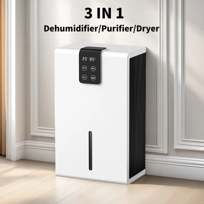 Dezumidificator Digital 3 în 1 cu Capacitate Mare de 2.8L