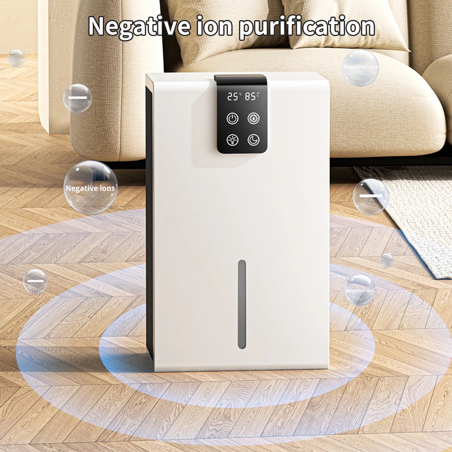 Dezumidificator Digital 3 în 1 cu Capacitate Mare de 2.8L