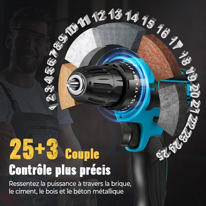 Autofiletantă cu Impact 28V, Viteză 1350 rpm