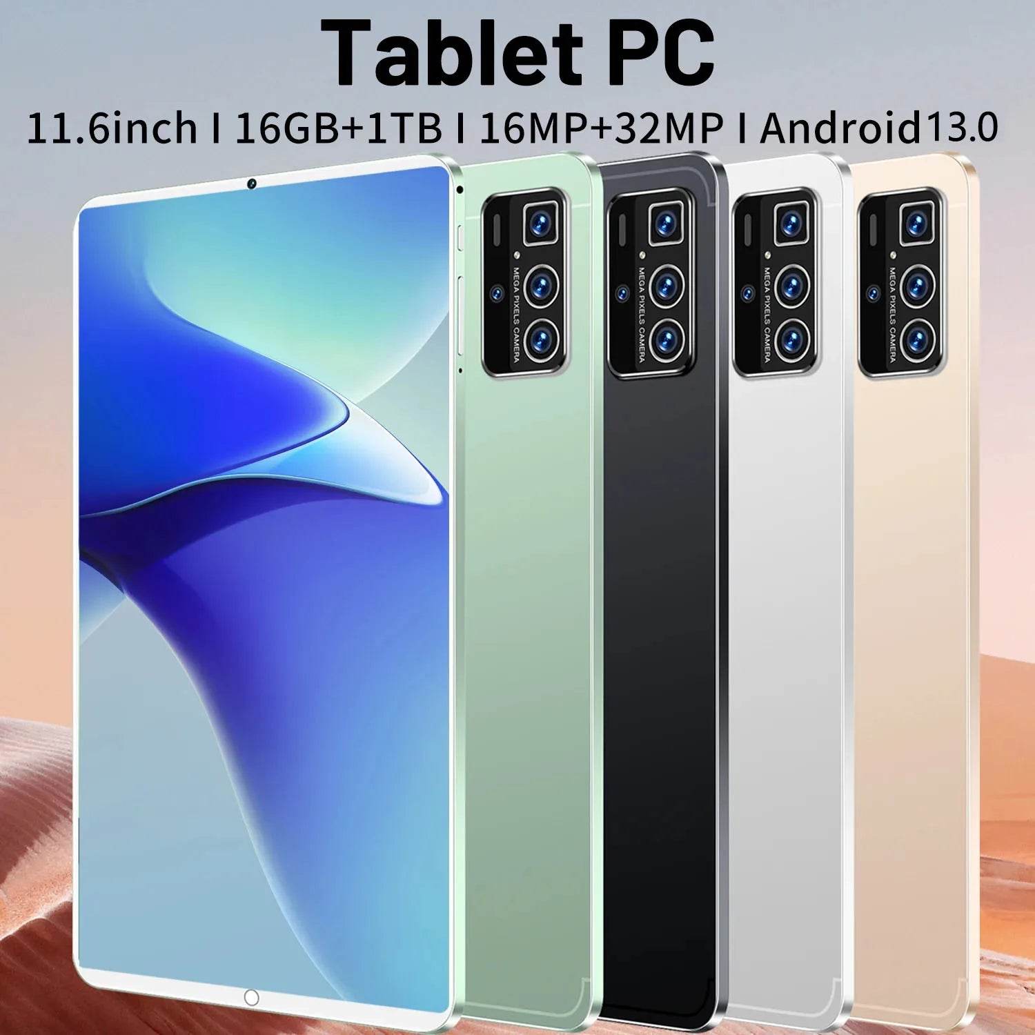 Tableta 5G Android 13.0, 11.6 inch, 16GB RAM, 1TB ROM - Venduqo