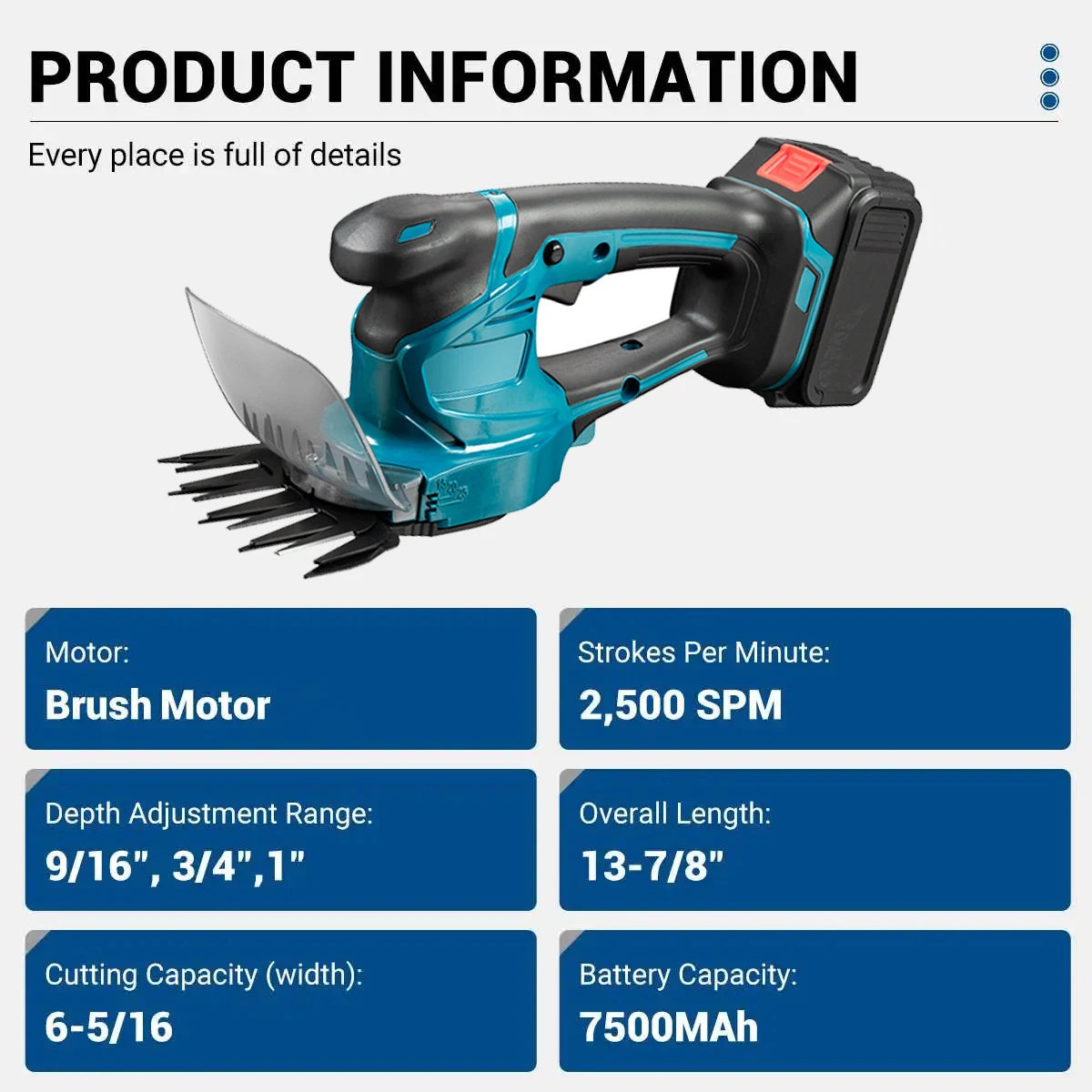 Trimmer Electric Cordless 2 în 1 pentru Grădină