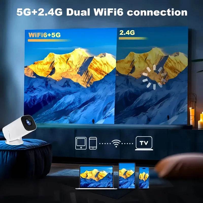Proiector Portabil HD 4K 1280x720P cu Android - Venduqo